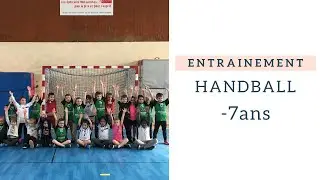 Entra&icirc;nement handball -7ans