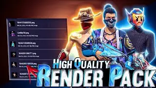 Freefire Character Render Pack ⚕️🔘 | PNG PACK  LOKAYA FX