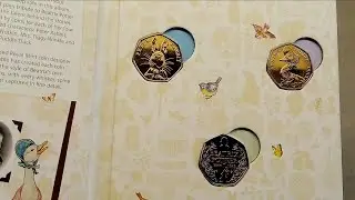 2016 Beatrix Potter 50p 50 pence coin ALBUM