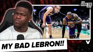 LEBRON DA GOAT🐐❓🗣️NEVAHH‼️ That belong to MICHAEL MF JORDAN🤣 #jokes