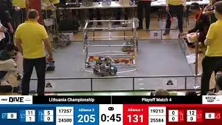 290 NP points | LITBOT 24500 | 2025 FTC Lithuania Championship Playoff Match 4