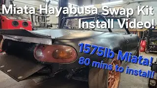 Hayabusa - Miata Swap Kit Installation Video - Spec13 Motorsports