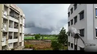Cyclone Nisarga live Captured in #Nashik Maharastra Extreme danger Footage #shorts