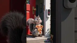 Caught on camera: Squirrel stealing pizza! 🍕🐿️😂 #ai #memes