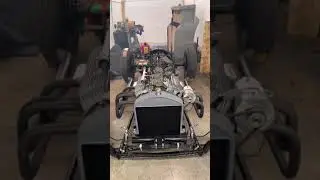 More carb tuning on the T bucket (drilling holes in throttle plates to idle)