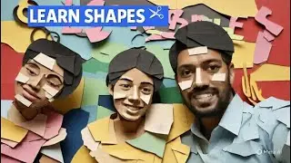 Learn Shapes for Kids | Square, Heart & Circle | Smart Kids with Papa