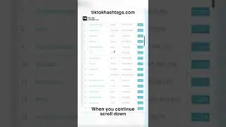 TikTok Hashtags Keyword Research Tool - tiktokhashtags.com