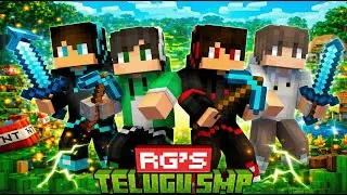 Sunday Funday | Minecraft RG Telugu SMP | Live | TRUESPIRITGAMER |