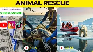 How To Create Viral Animals Rescue Ai Videos (SIMPLE TUTORIAL)