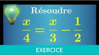 équation premier degré avec fraction quotient • comment se débarrasser des fractions • troisième
