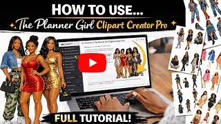 Учебное пособие по созданию клипартов для Planner Girl Clipart Creator Pro.