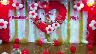 Simply Balloon decoration for Engagement party