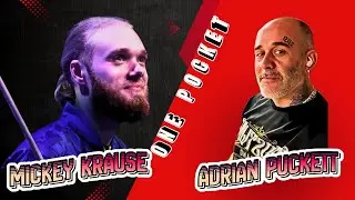 Mickey Krause vs Adrian Puckett | 1 Pocket | Mini Derby 1st match | Race to 4