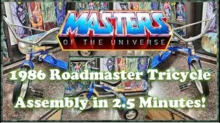 Masters of the Universe 1986 Roadmaster Tricycle Assembly MOTU - Motu Joe
