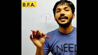 bfa kya hai #bfa #B.F.A. #drawing #shorts