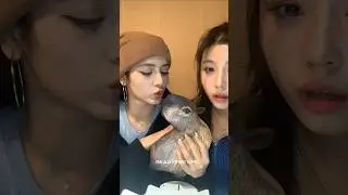 Aria showing her pet #aria #esha #xin #fyp #kpop