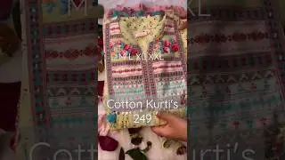 Cotton Kurti #summerwear #suitsale #kurtis #kurtidesign #cottonkurti #top #shorts #ytshorts #ytshort