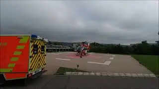 Christoph 53 Start in Wuppertal D-HDSO H145 D3