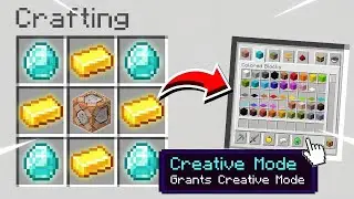 Minecraft, But Creative Mode Is Cartable!