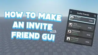 How To Make Invite Friends Gui in studio lite - Tutorial Guide