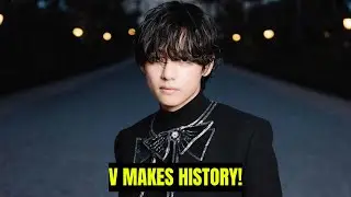 ПЕРВАЯ звезда K-Pop на Vogue World! V из BTS творит историю в Голливуде