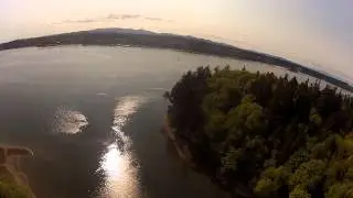 Test Flight with DJI Phantom over Priest Point Park in Olympia