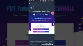 Pivot App Withdraw Available Now PVT Exchange To BTC
