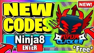 ALL NEW CODES! 🌟8M EGG UPDATE🌟 Roblox Ninja Clicker Simulator