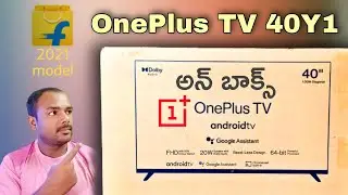 OnePlus TV 40Y1 unboxing and review in telugu