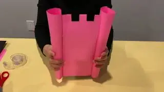 Let's make Valentine Castle Mailbox and learn some words in Chinese and English. 一起为情人节做准备 制作城堡形状的邮筒