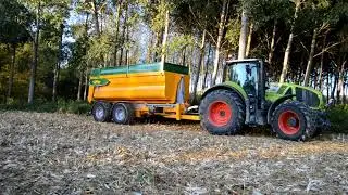 Moisson du Maïs en bord de Garonne / CLAAS / Gourdon [DJI/NIKON]