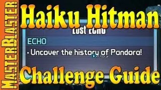 Borderlands 2 Haiku Hitman Challenge Guide