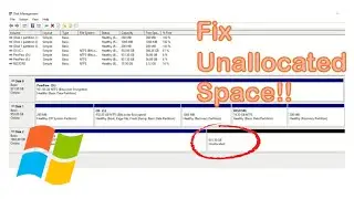 Как исправить нераспределенное пространство в Windows 11 и Windows 10?