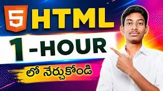 HTML Full Course in Telugu | Complete HTML Tutorial for Beginners | 100% Practical