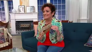 Hee Leather Wedge Sandals on QVC