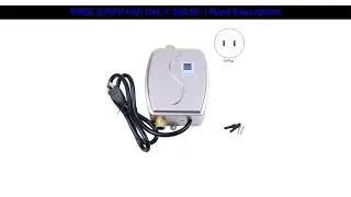 3000W Water Heater Mini Tankless Instant Hot Faucet Kitchen Heating Thermostat Intelligent Energy S
