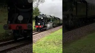 34059 Sir Archibald Sinclair Exiting The Sharpthorne Tunnel on The Bluebell Railway Line