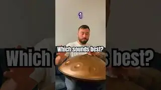 Which one do you feel most? 1 or 2? #handpanmusic #handpan #handpanplayer #handpanmeditation