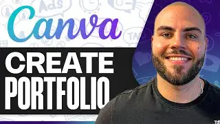 Как создать портфолио с помощью Canva 2025 (БЕСПЛАТНЫЙ сайт портфолио)