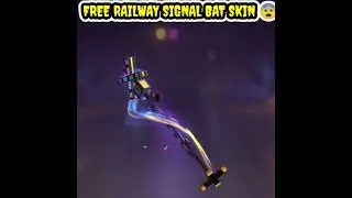 FREE RAILWAY SIGNAL 🚦 BAT SKIN IN FREEFIRE 😱|| WAIT FOR END 🤔|| #shorts #freefire #newskin