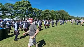 Up to the line - Closkelt Pipe Band @ European Championships 2023