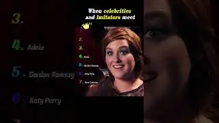 When celebrities meet their imitators.#celebrity #entertainment #funny #important