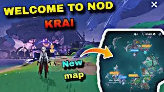 Genshin impact Nod krai map 😱 new update explore 