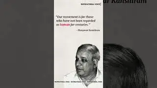 Manyavar Kanshiram Sahab 💙 #shorts #ytshorts #kanshiram #bahujan