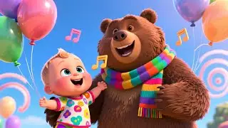 Bear&rsquo;s 123 Balloon Sky 🎈 Counting Song for Toddlers Fun Numbers Learning Baby