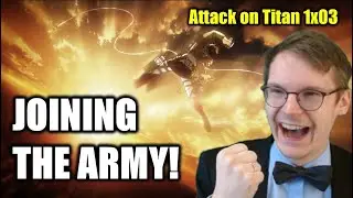 TRAINING for WAR?! || Attack on Titan 1x03 BLIND REACTION