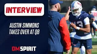 Austin Simmons Press Conference: New starting Ole Miss QB talks spring practice, build chemistry