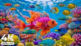 Animals of the Ocean 4K &ndash; Beautiful Coral Reefs, Graceful Sea Life & Relaxing Music