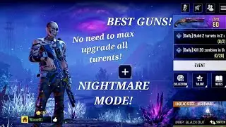 (COD MOBILE) UNDEAD SIEGE Nightmare Mode. (Best weapons and Tactics) playing with Randoms.