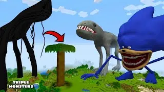 SURVIVING FROM SHIN SONIC, BEHEMOTH, AND DAY 17 in Minecraft - Gameplay - Coffin Meme